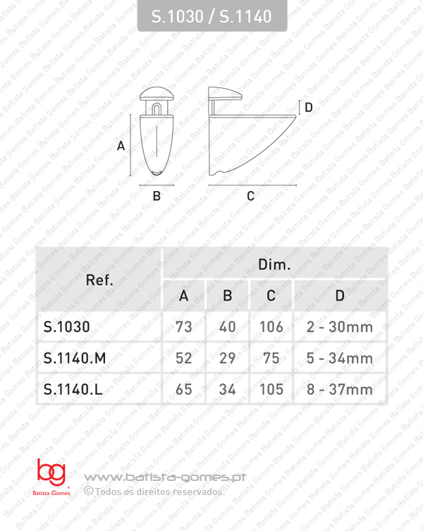 Suportes prateleiras Pelicano